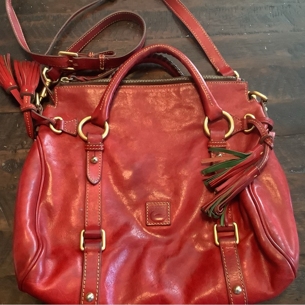 Dooney and Bourke dark red shoulder bag.